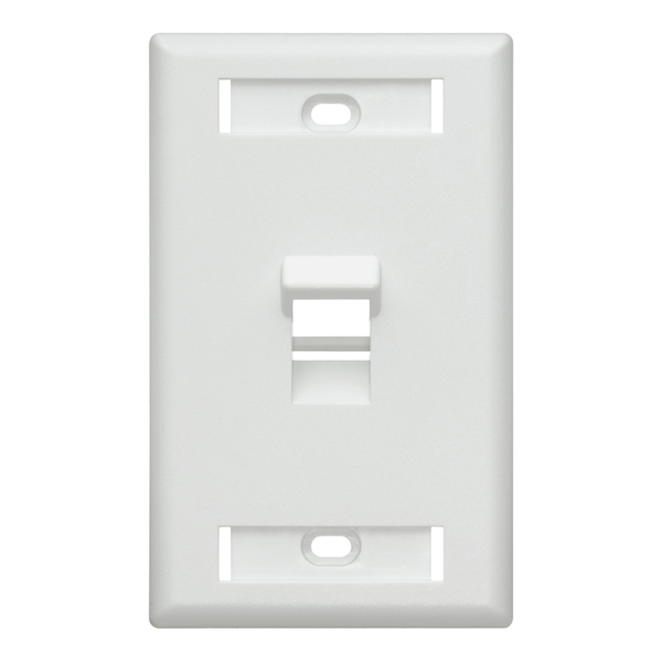 Leviton Number of Gangs: 1 Plastic, White 42081-1WS